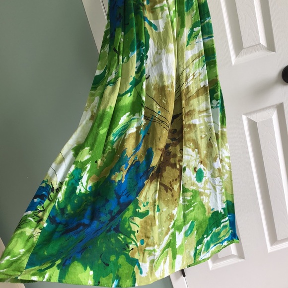 Lightweight Maxi Sundress 100% Cotton by Speed Control New York Like New - Picture 3 of 10